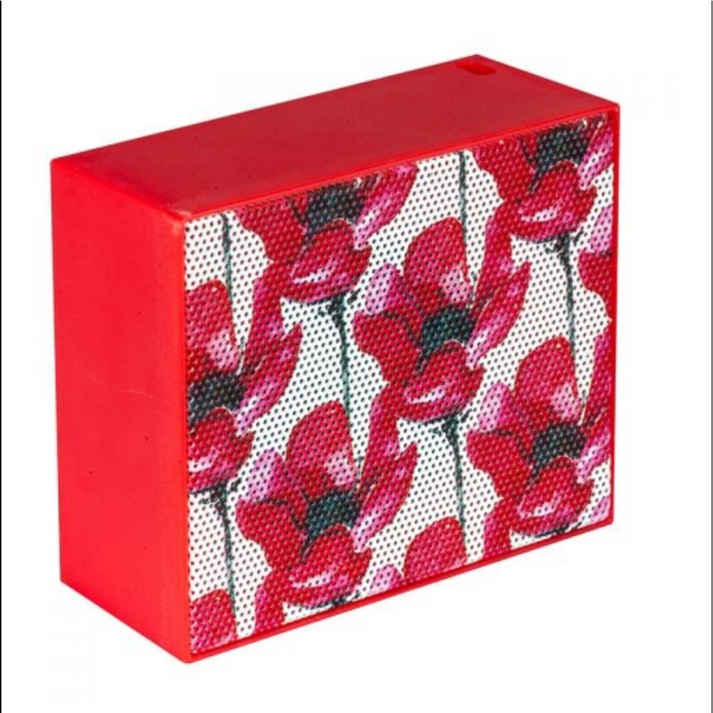 Cylo Pop GoSquare Wireless Speaker Red Flowers